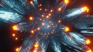 Hi Tech Background | Technology loop background.