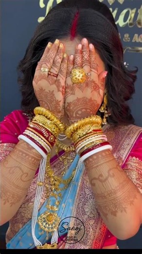 Bengali Bride Sindoor Look After Marriage💖 #wedding #dulhandulhan #ytshorts