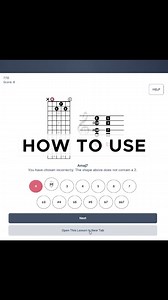 2.4K views · 38 reactions | Feature walkthrough - HELP button, lesson diagram play speed #guitarthinker #guitarlessons | GuitarThinker.com | Facebook