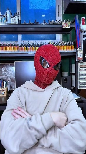TASM 1 mask wearing display 🕷️#spiderman #marvel #fyp #spidermanmask #cosplay