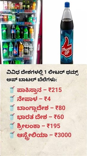 😱 1 Litre Thums Up Price Shocking Around the World! | India vs Pakistan vs Australia 💸