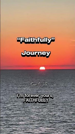 Faithfully ~ Journey ~ 1983 #lyrics #karaoke #lyrics #lovesong #faithfully