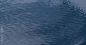 Ocean sea water current movement crest of wave foam slow motion