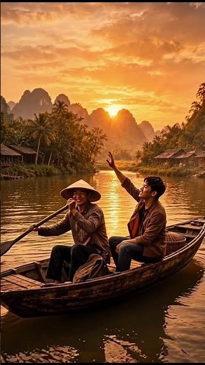 Nắng chiều | Lê Trọng Nguyễn | Bản phối AI: nhẹ nhàng, mái nhà đơn sơ, khói lam bảng lảng