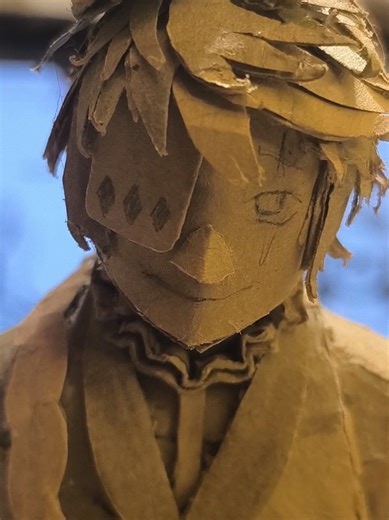 тгк:krorusty_tvorchestvo #творчество #крафт #бсд #Гоголь #картон #туториал #фигурка