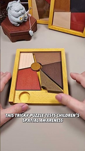 How can we cleverly fit this circle into the puzzle?#puzzle#iq#iqtest