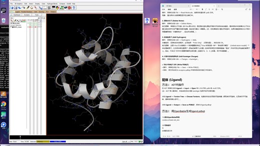 【AutodockVina教程】使用ADT和OpenBable进行分子对接