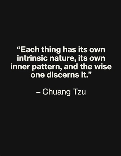 The Wise Discern the Inner Patterns