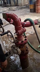 fire line air foam monitor testing #mechanical #machine