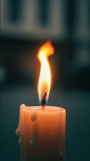 Zero Gravity Candle: Blue Fireball in Space!