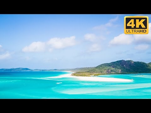 Whitehaven Beach Australia 4k | Whitsunday Islands Australia