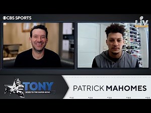 Tony Romo Interviews Patrick Mahomes | Super Bowl LV | CBS Sports HQ