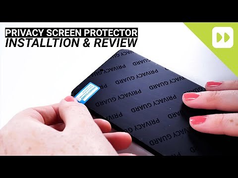 Do privacy screen protectors really work? (Installation & review)
