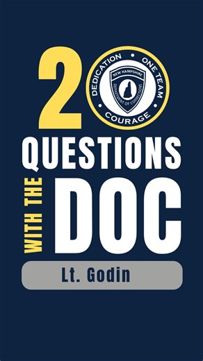 Up next in #20questions with the DOC - Lt. Godin! With the scenery he has walking in to work - who wouldn't want to work in Berlin?! #nhdoc #corrections | NH Department of Corrections