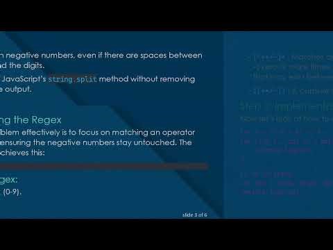 How to Match Arithmetic Operators in a String without Including Negative Numbers