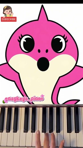 Baby Shark Piano short🎹 #shorts