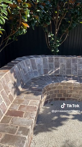 Custom Brick Bench Seat Design for Your Backyard