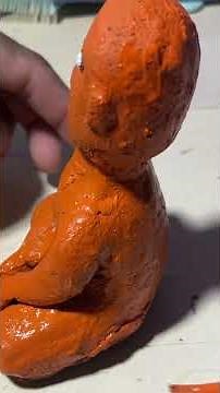 EASY CLAY HUMAN SCULPTURE | BEGINNER CLAY ART#viral
