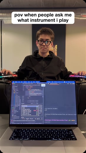 Leon Si on Instagram: "like, the keyboard that connects to your computer #tech #typing #programming #cs #coding #developer"