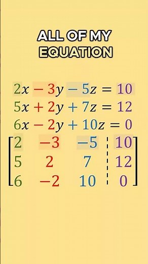 Matching Variable Order in Augmented Matrix