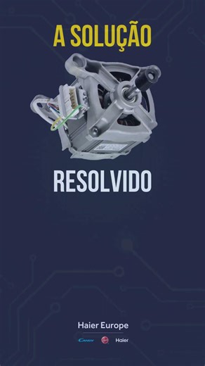 👉 Erro E08 - Hoover ⚠️ Tacómetro do Motor | Solução