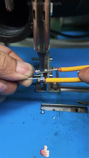 Semi-Automatic Soldering Process🔥 TipsFull & solid joints✨ Uniform tin & high efficiency!