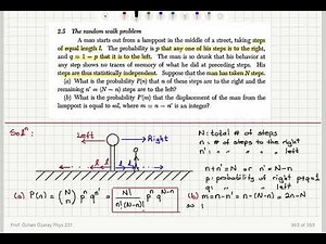 2.5 The random walk problem