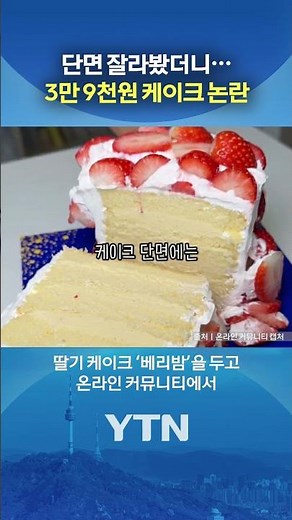 파바 '겉딸속케' 케이크 후기 #shorts / YTN