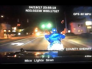 Cop runs biker off the road during high-speed chase: Dash cam | USA
