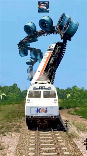 Kereta Bikin Pusing #keretaapi #train #viral #automobile #cc #roblox #railway #shorts #lucu #fyp