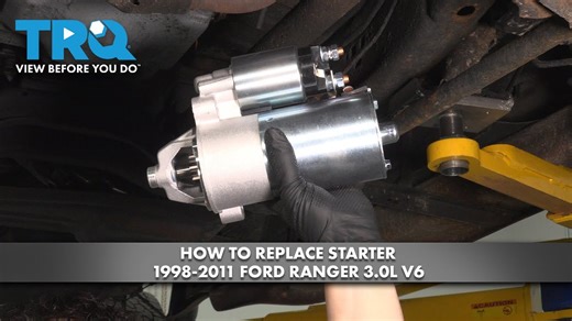 How to Replace Starter 1998-2011 Ford Ranger 30L V6