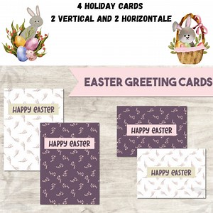 Easter Greeting Card Easter Template, Easter Card, Printable Card, Easter Greeting Card, Happy Easter Card, Greeting Card - Etsy Australia