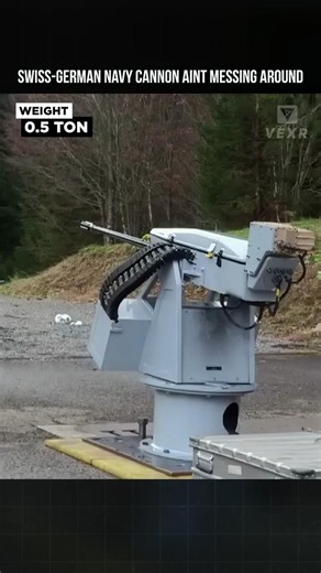 Swiss-German Naval Cannon Aint Messing Around