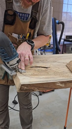 1K views | Cutting down a hackberry slab to the requested size and shape for a new kitchen bar top project. #woodworking #liveedge #bartop #hackberry | Liberating Wood | Facebook