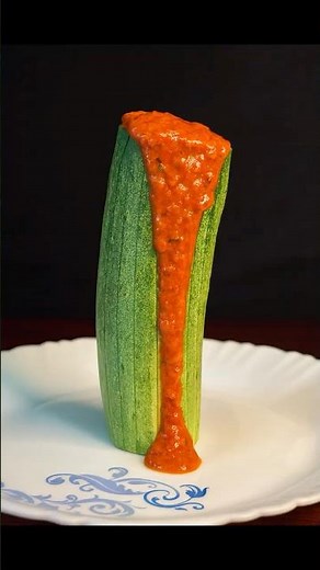 Spicy Raw Cucumber 🥒🔥#shorts #trending #asmr