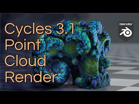 Cycles 3.1 Point Cloud Render!