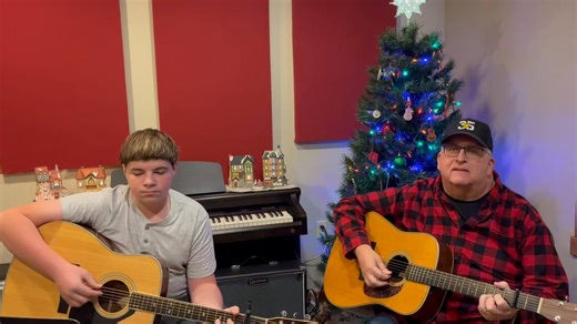 Here’s guitar student Isaiah Raber playing and singing Oh Beautiful Star of Bethlehem! | Hummingbird Music Ohio