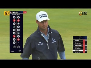 【全英OP25】イングリッシュ「70」、11番はセカンドをピタリと寄せてバーディ