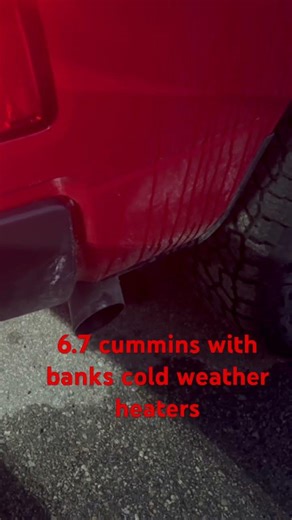 First 30 degree start with banks monster ram and grid heater replacement.