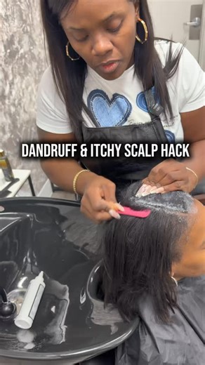 Crystal Williams on Instagram: "Working with a client who has scalp congestion, also known as dandruff, and this step is extremely important. Before applying any Soothe And Balance Pre-Poo And Pre-Treatment or a medicated shampoo prescribed by your doctor, the scalp must be properly prepared. Treatments work best when buildup is removed first, not layered on top of congestion. Two key tips I always follow. Number one, do not drag the teeth of the comb against the scalp. That can cause irritation