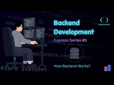 Backend Kaise Work Karta Hai? 🤯 | Express API Series Ep 1 (Hindi)