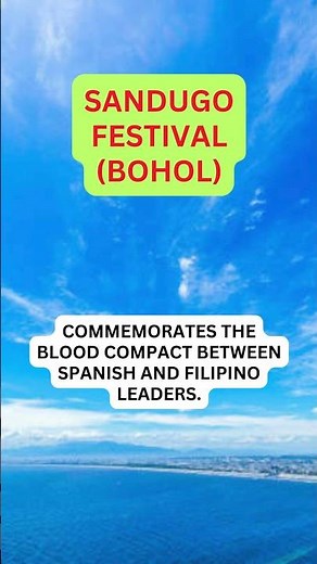 Sandugo Festival Bohol