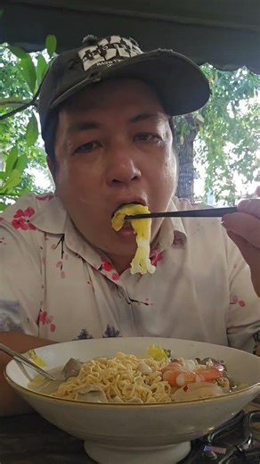 mì tôm có con tôm với bò viên #sorts