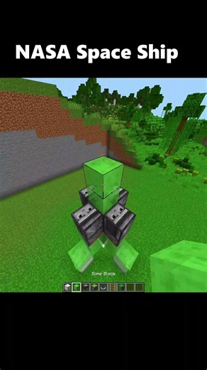 ""How to Make NASA SAPCE ship in Minecraft Short By CraftzoneX"" #minecraft #survival #minecraftmeme