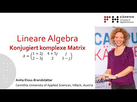 Lineare Algebra: konjugiert komplexe Matrix