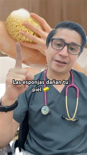 Te has estado bañando mal: esponjas de baño #doctor #salud #consejos #medicina #baño