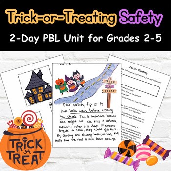 Halloween Poster | Project Based Learning: Trick or Treating Safety Campaign