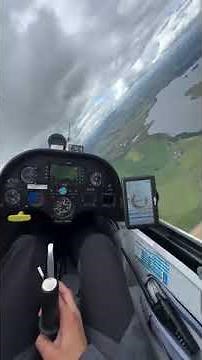 Glider Pilot POV | Soaring Over Countryside in the SZD-54 Perkoz Sailplane