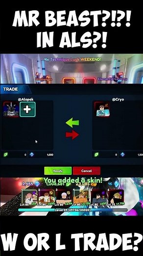 ‪@MrBeast‬ ULTIMATE MONEY UNIT TRADE in Anime Last Stand! W or L?