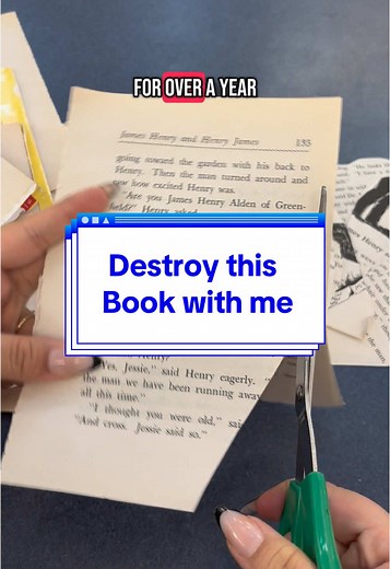 Have you read the Boxcar series? my students don’t care for it anymore 🙈📚✂️ #booktok #library #librarian #elementaryteacher #destroy #decorating #book